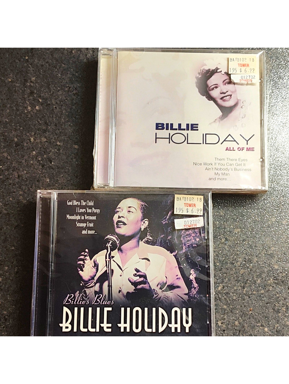 Billie Holiday Lot of 2 CDs: All of Me & Billie’s Blues Jazz/Blues (2000) sealed